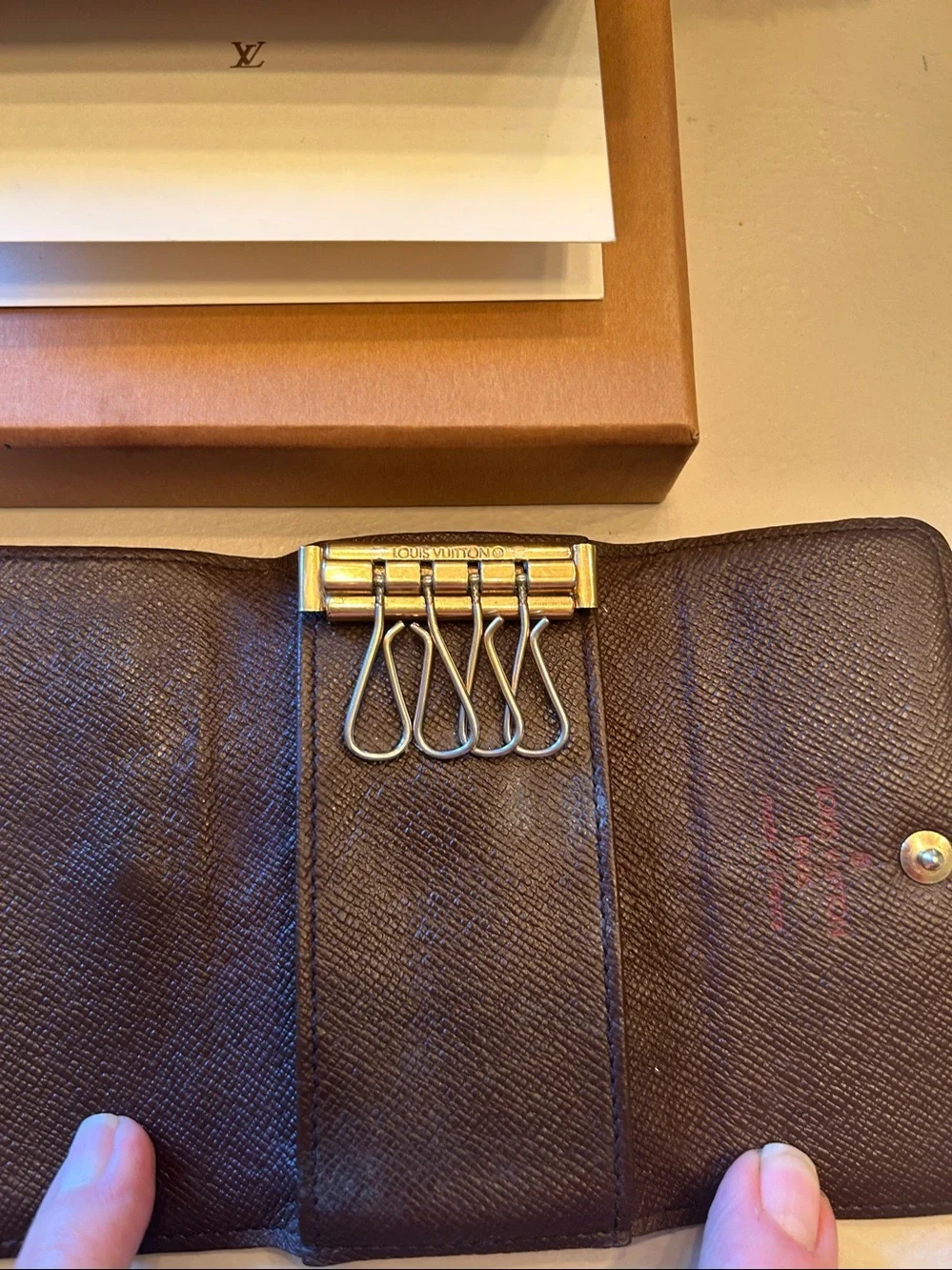 Louis Vuitton Damier Ebene Key Holder